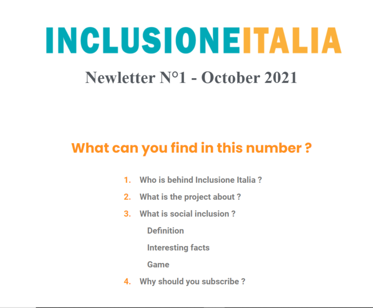 Newsletter N°1 – February 2022